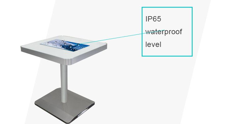 waterproof IP65 interactive coffee table