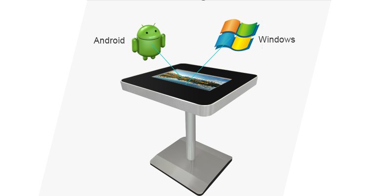 lcd touch coffee tabel os system