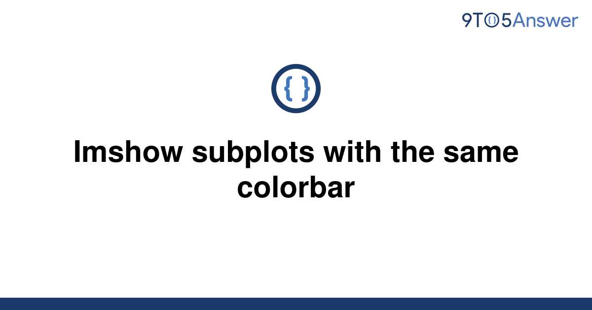 Imshow Subplots With The Same Colorbar In Matplotlib Pyquestions Hot Sex Picture