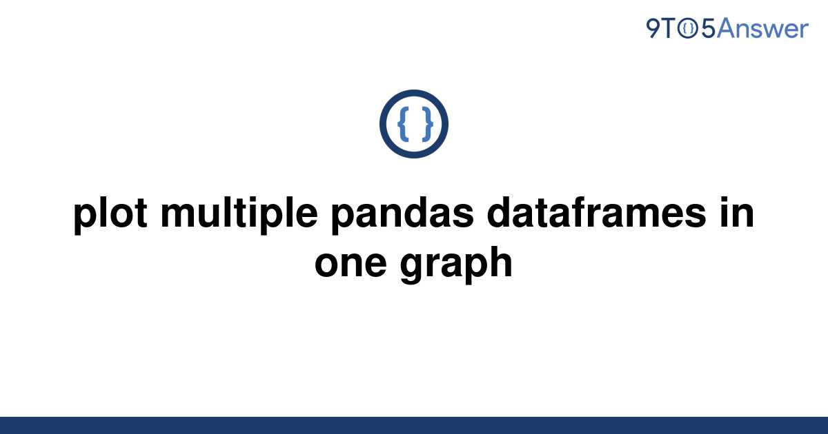 Solved Plot Multiple Pandas Dataframes In One Graph To Answer