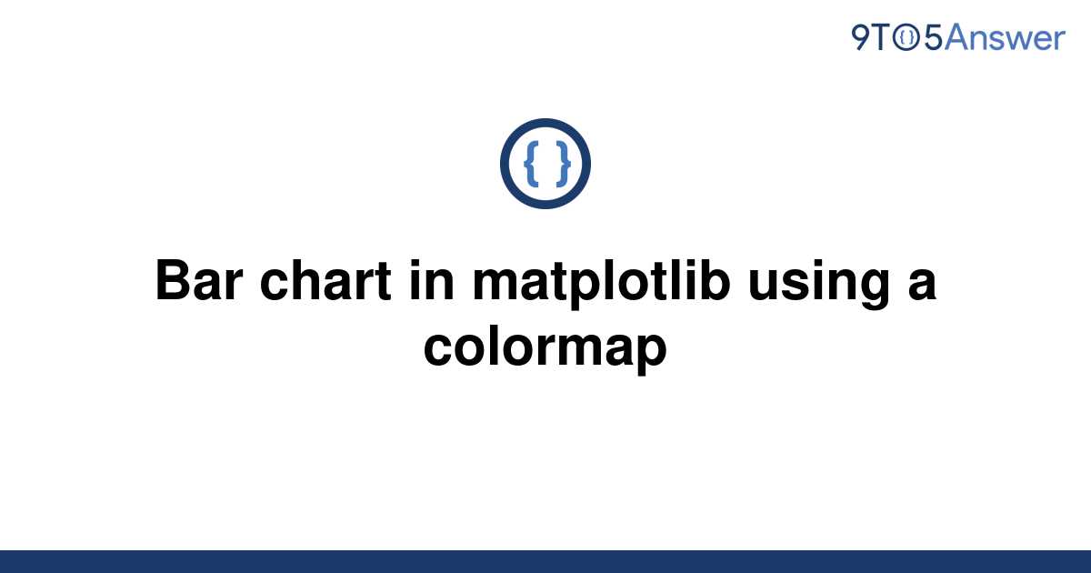 Solved Bar Chart In Matplotlib Using A Colormap To Answer