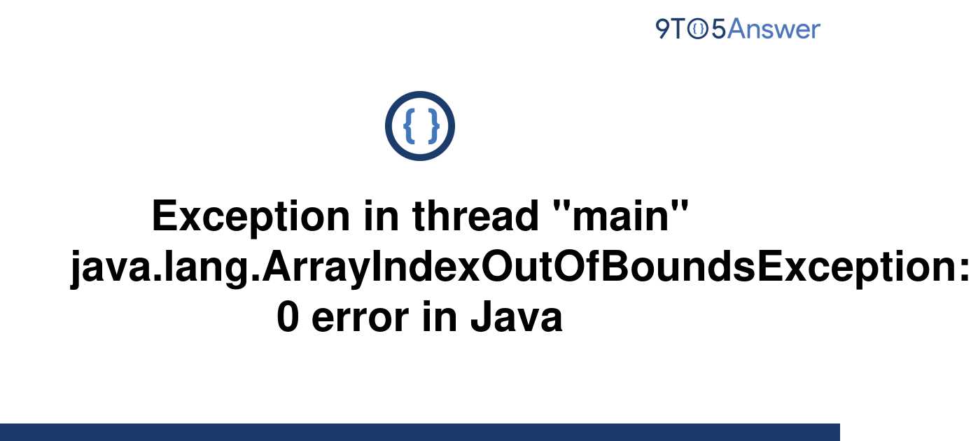 Solved Exception In Thread Main To Answer