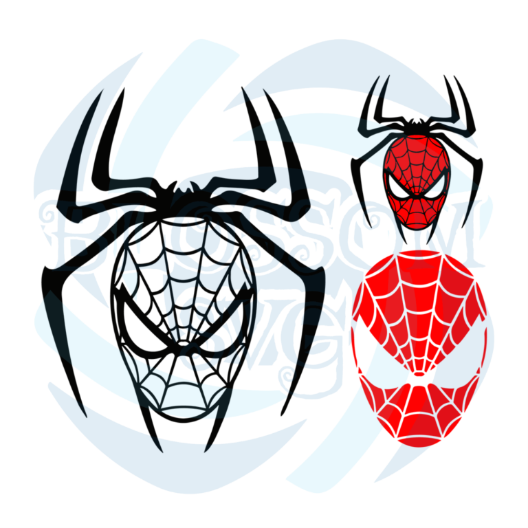 Spiderman Logo Marvel Design Svg Cutting Files