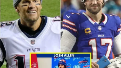 Josh Allen confidently declared: ‘I’m better than Tom Brady; comparing me to him is unfair to the efforts I’ve put in over the years… I’m the real GOAT of the NFL!’