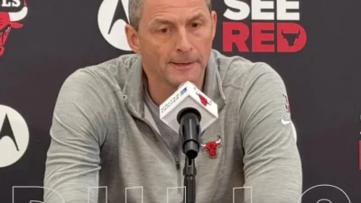 BREAKING: Bulls EVP Arturas Karnisovas 'happy' with trade deadline, calls Play-In 'achievable'