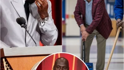 BREAKING: Michael Jordan Discovers His High School Janitor Still Working at 80, His Next Move Stuns Everyone