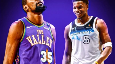 BREAKING: Kevin Durant and the Suns lost by double-digits to the Timberwolves on Sunday, dropping 8 of their last 10 games as Phoenix falls off a Play-in spot