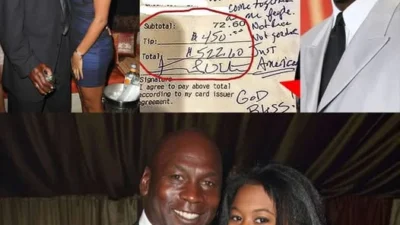 BREAKING: Black Waitress Serves Michael Jordan, Saw Note on Check, and Burst into Tears