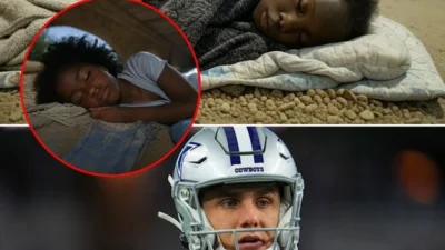 LATEST NEWS: Dallas Cowboys’ Brandon Aubrey accidentally discovered a black girl sleeping under a bridge. When he discovered the reason, Brandon Aubrey burst into tears because…