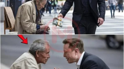 Elon Musk drops money to test a beggar on the street and the unexpected ending