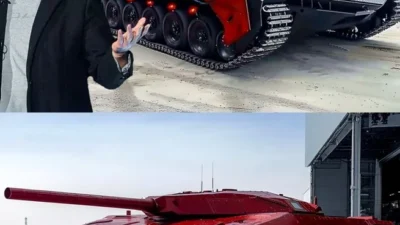 Elon Musk’s Mysterious Tesla Tank Stuns the US: A Glimpse Into the Future of Warfare!