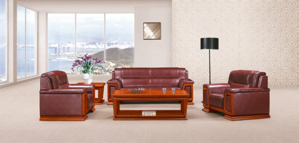 leather conference sofa