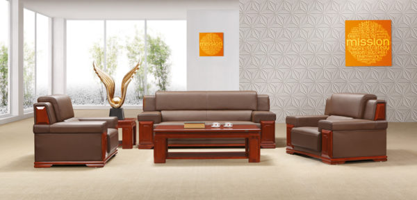 leather conference sofa