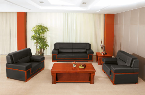 leather conference sofa