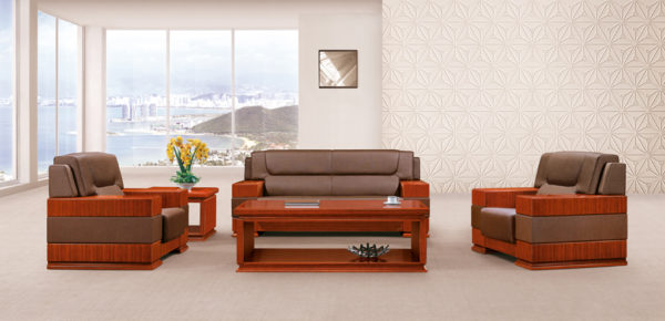 leather conference sofa