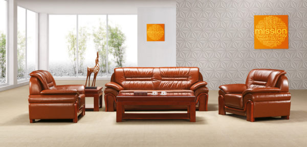 leather conference sofa