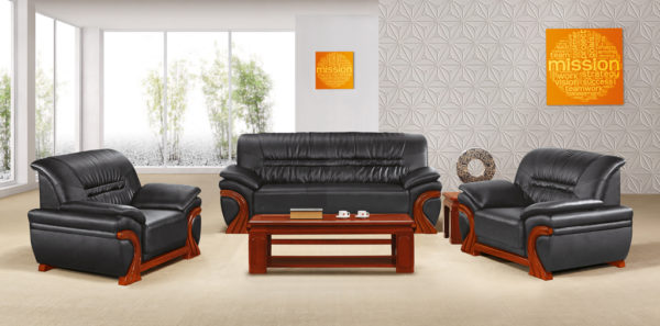 leather conference sofa