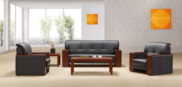 leather conference sofa