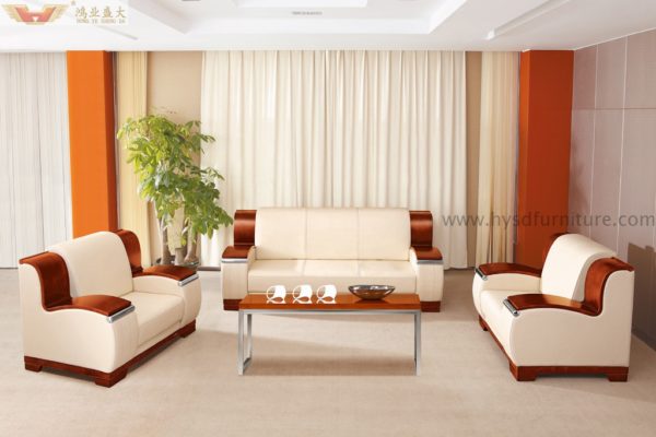 High quality Genuine Leather Large Sofa HY-S840