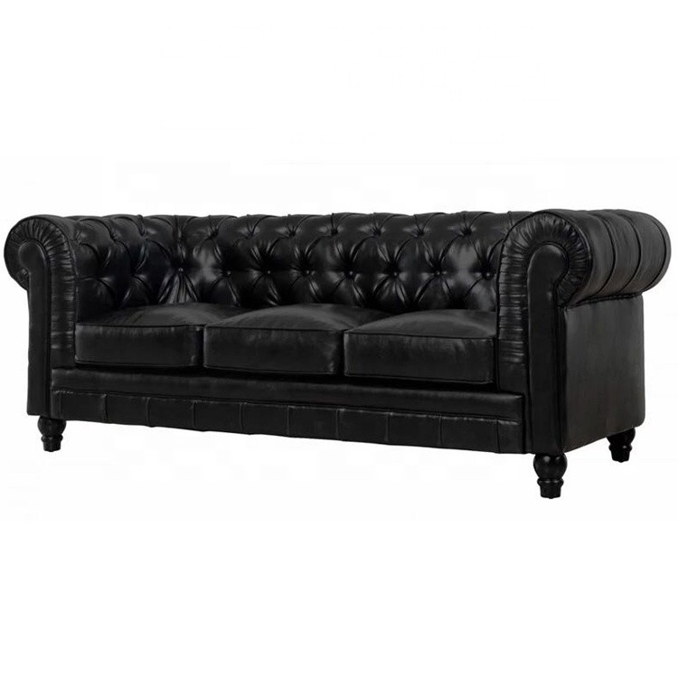Sofa set chesterfield furniture nairobi chesterfield sofa genuine leather tufted  ten leather sofa