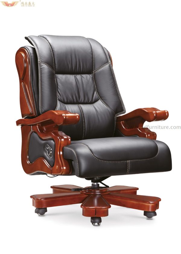 traditional office chair; swivel leather chair