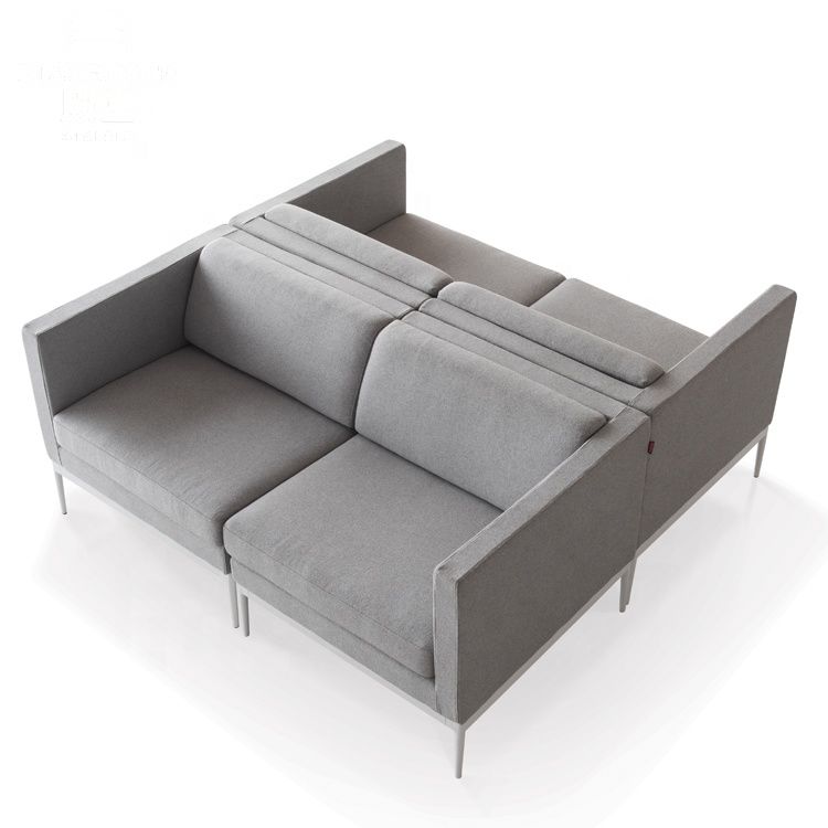New Classic sectional office fabric sofa livingroom furniture sofa with shelf