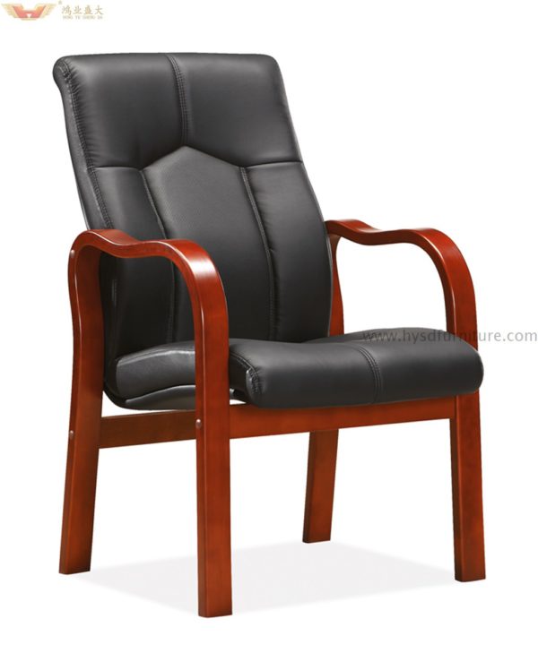 leather conference chair with armrest
