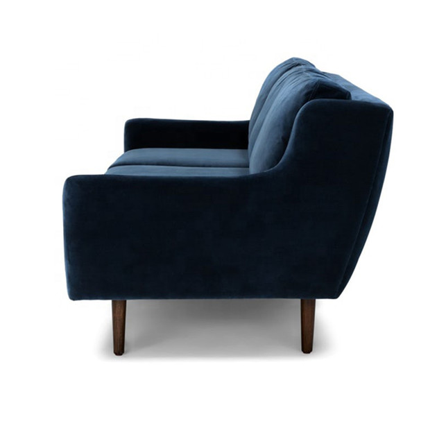 Modern sectional home furniture velvet fabric couch living room Sofa
