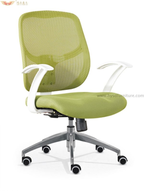 mesh chair with armrest;revolving office chair