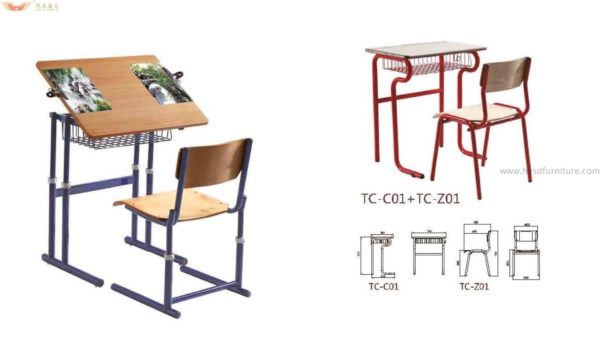 High quality Student chair and desk