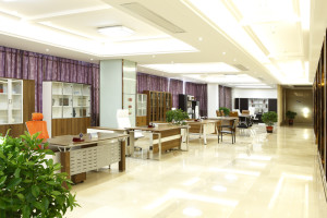 胶板台展厅区