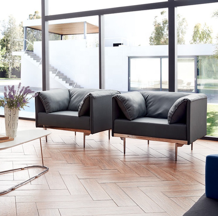 htb1wc4obuwf3kvjszphq6xclxxaq Factory price High Quality Cheap Modern leather one seat sofa