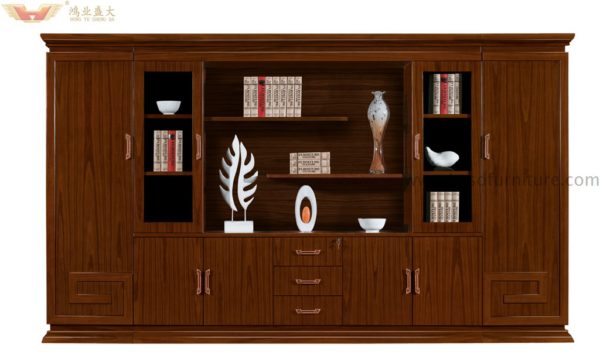 modern wooden bookcase