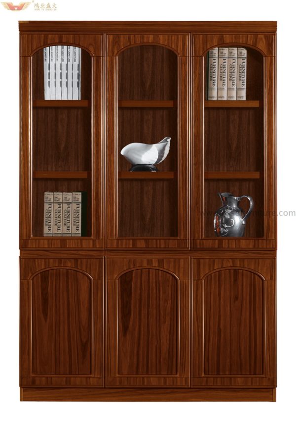 modern wooden bookcase