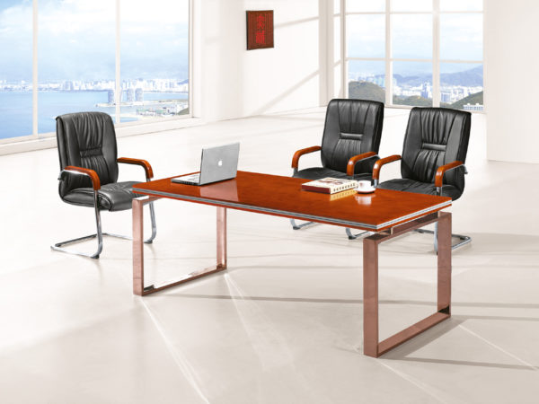 modern wooden conference table