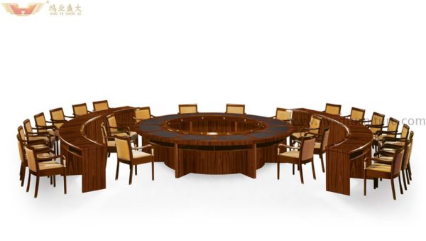 modern wooden meeting table