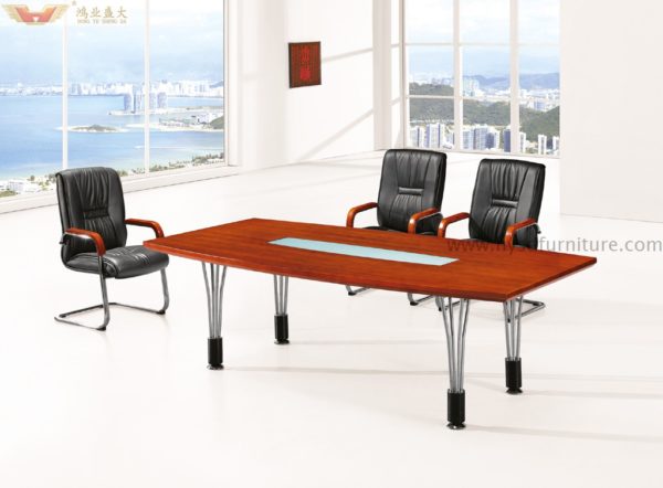 Conference table with Glass on the Top