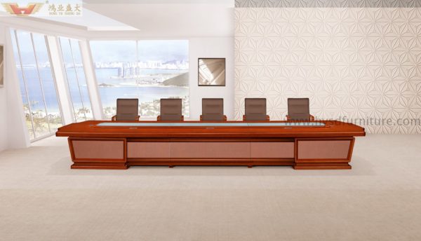 Conference table with Glass on the Top