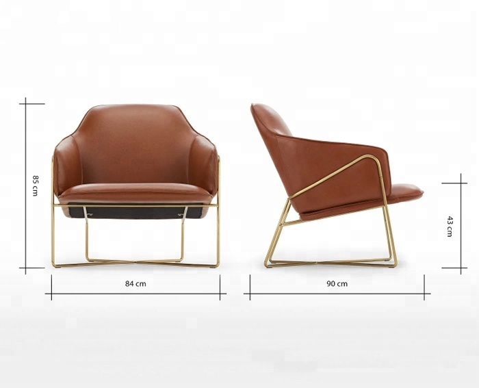 htb1gcd_brod3kvjszffq6an9pxaj Comfort Metal Frame Cotton Brown Leather Armchair For Living Room