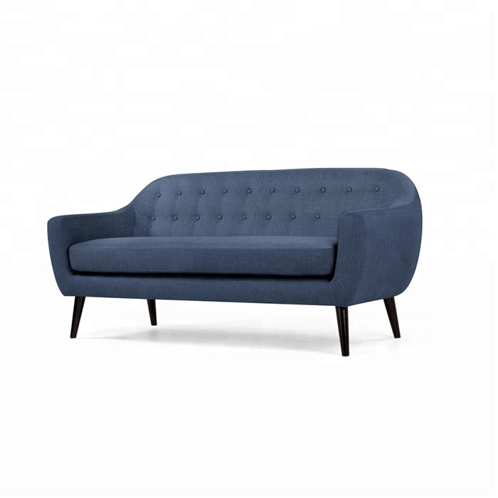 htb1lwdnbrie3kvjszfmq6zqhvxal Classic Mid-Century Design Sofa Set Blue Fabric Couch With Buttons