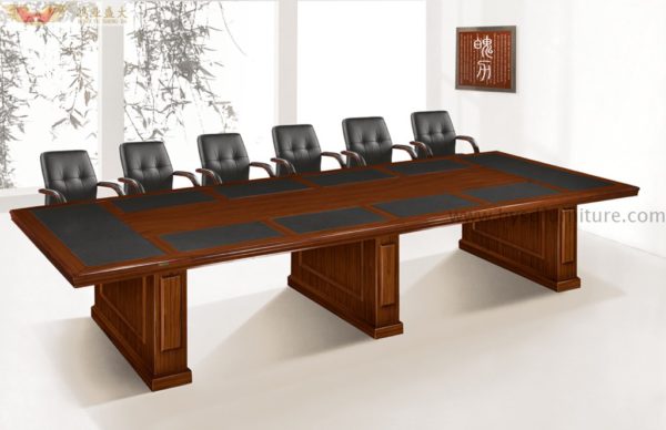 modern wooden conference table