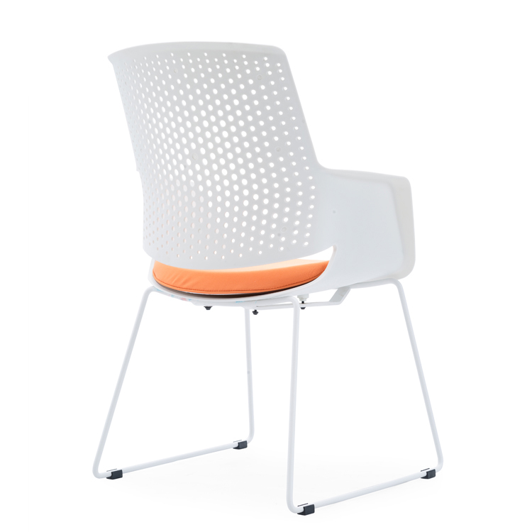 htb1zriwvszqk1rjszfpq6yksxxax-1 New Design Canteen Leisure Chair in White Plastic Frame