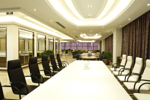 胶板会议台展示区