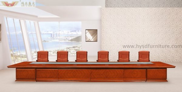 Conference table with Glass on the Top