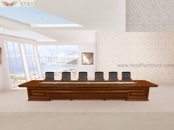 Conference table with Glass on the Top