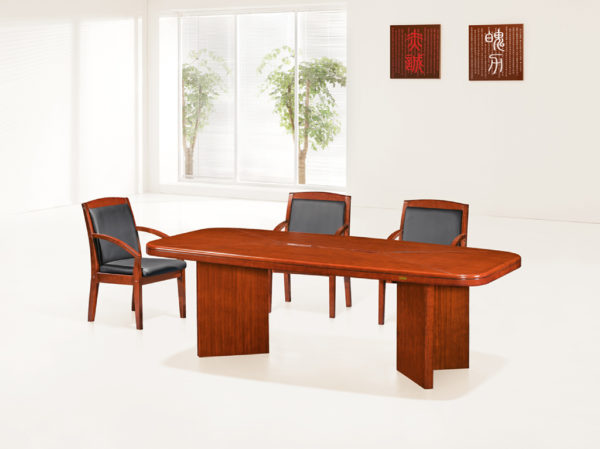 modern wooden conference table