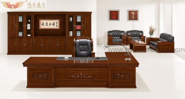 modern wooden Presidential Desk