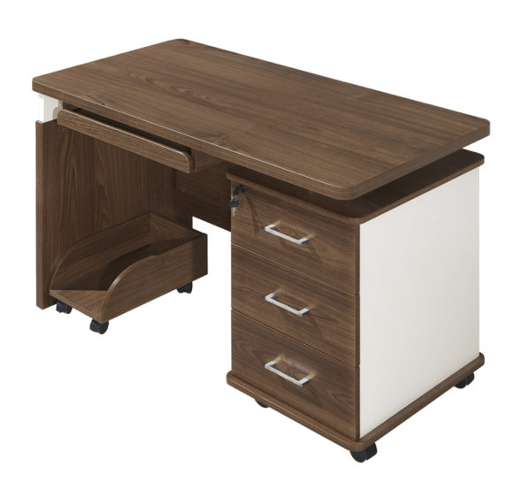 3drawer lock small staff office desk side table