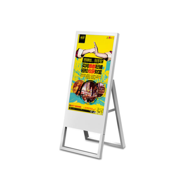 32” Foldable super thin and light portable lcd signage