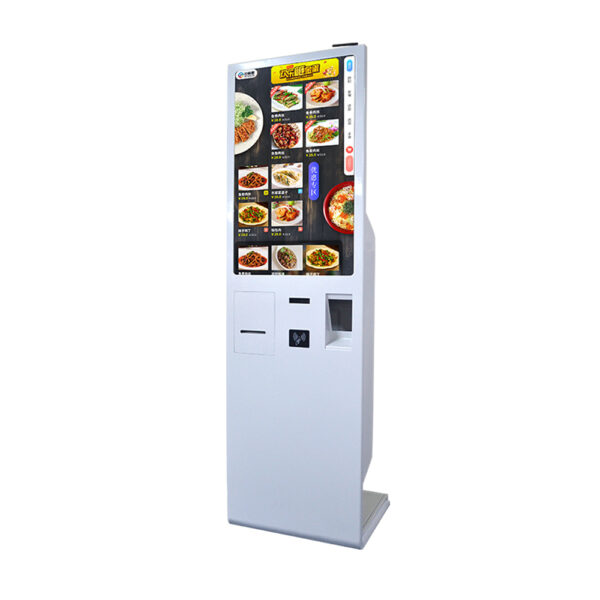 32” Android self service touch kiosk with bar code reader and printer - Image 3